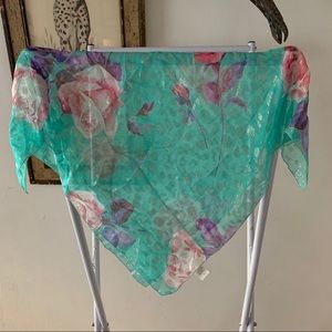 Dolce & Gabbana Metallic Silk Scarf